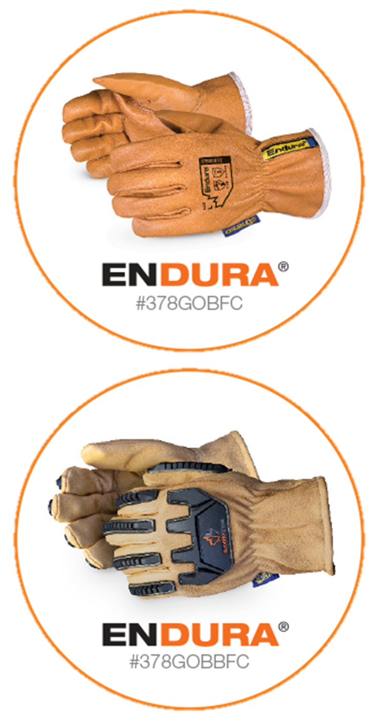 Endura® Leather Driver Gloves with Finger Caps from Superior Glove®